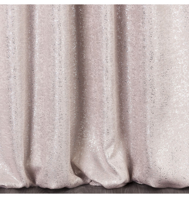 Hotový závěs EBRU růžový - na pásce