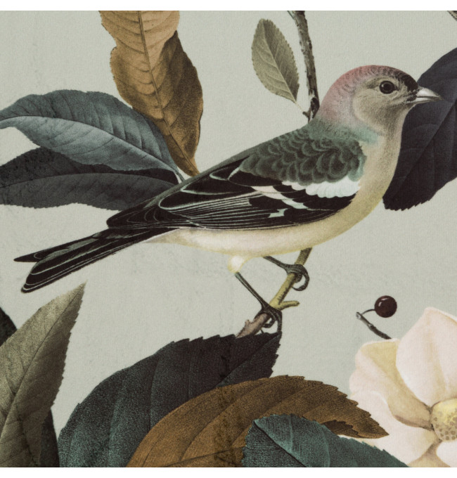 Hotový závěs ELENI olivový - na průchodkách