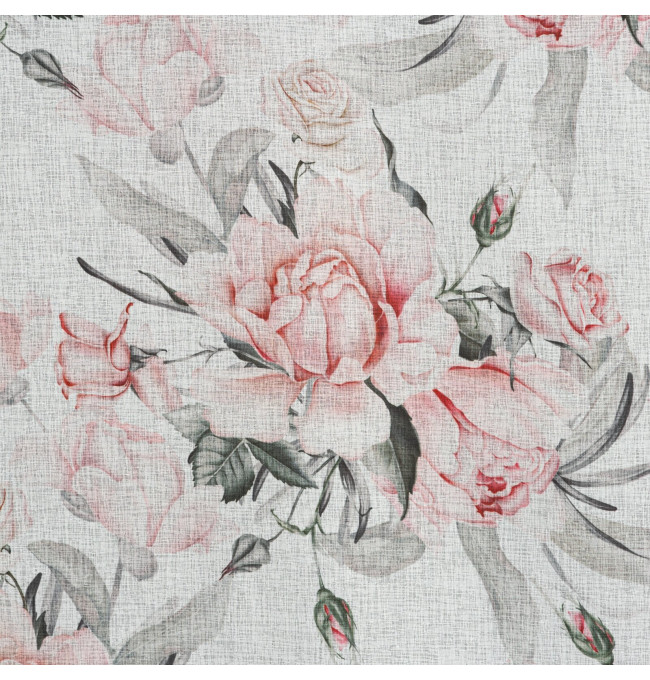 Hotový závěs ELLIE bílý - na průchodkách