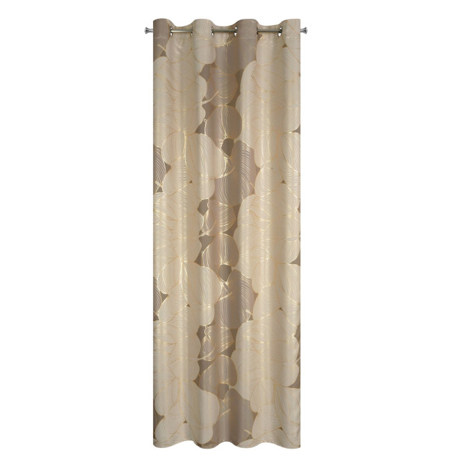 Hotový závěs FREZJA béžový - na průchodkách