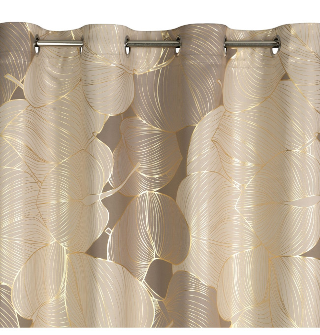 Hotový závěs FREZJA béžový - na průchodkách