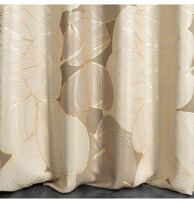 Hotový závěs FREZJA béžový - na průchodkách