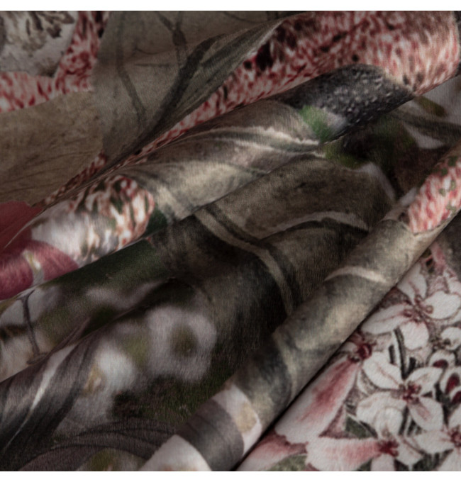 Hotový závěs GLORY zelený - na pásce