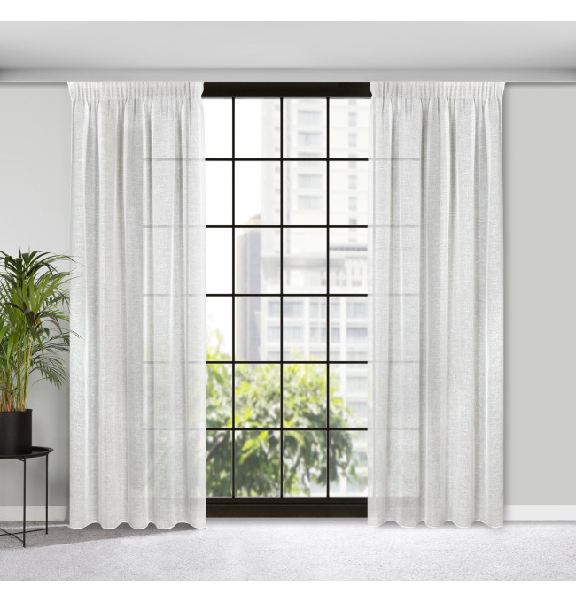 Hotový závěs KATRIN naturální - na pásce