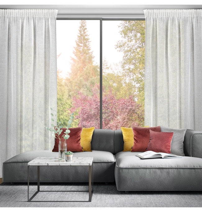 Hotový závěs KATRIN naturální - na pásce