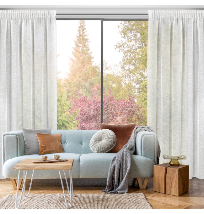 Hotový závěs KATRIN naturální - na pásce