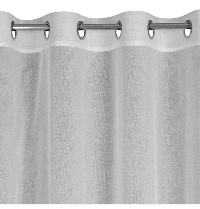 Hotový závěs KEJTI bílý - na průchodkách