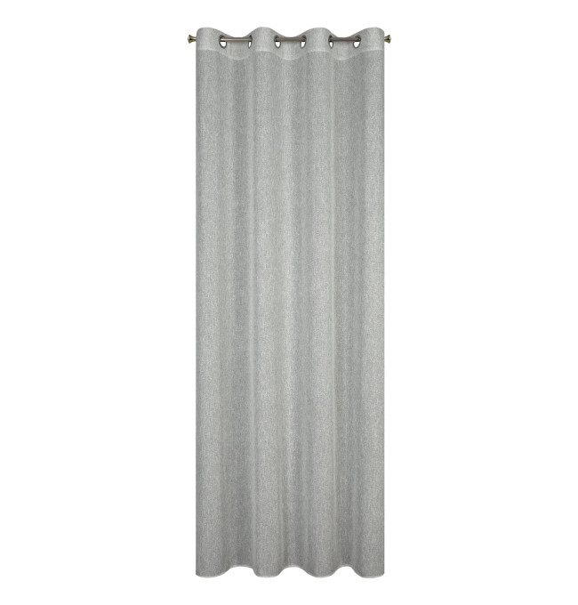 Hotový závěs KENDAL stříbrný - na průchodkách