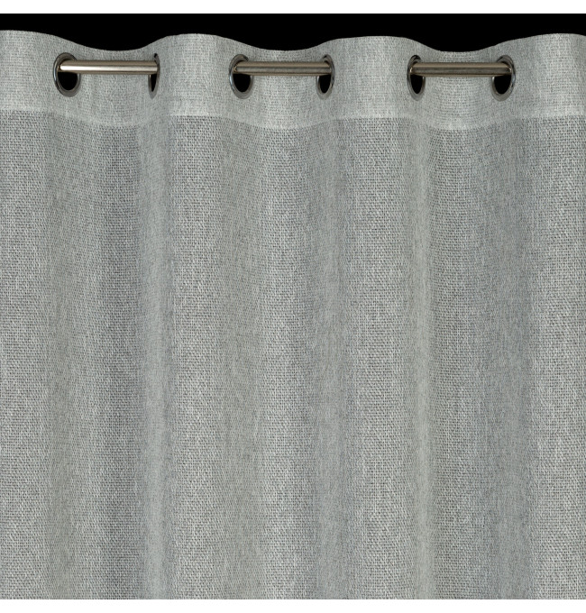 Hotový závěs KENDAL stříbrný - na průchodkách