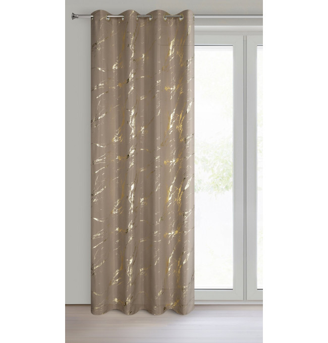 ZASŁONA GOTOWA LANI 140 X 250 CM BRĄZOWY