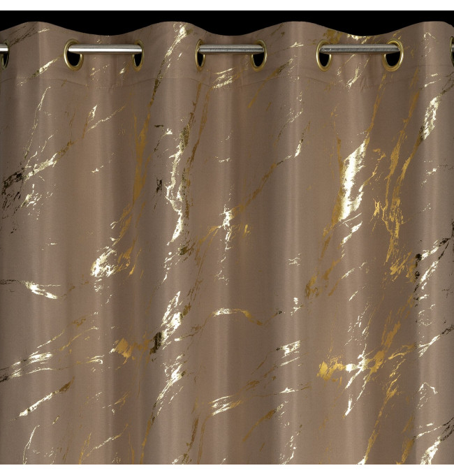 ZASŁONA GOTOWA LANI 140 X 250 CM BRĄZOWY