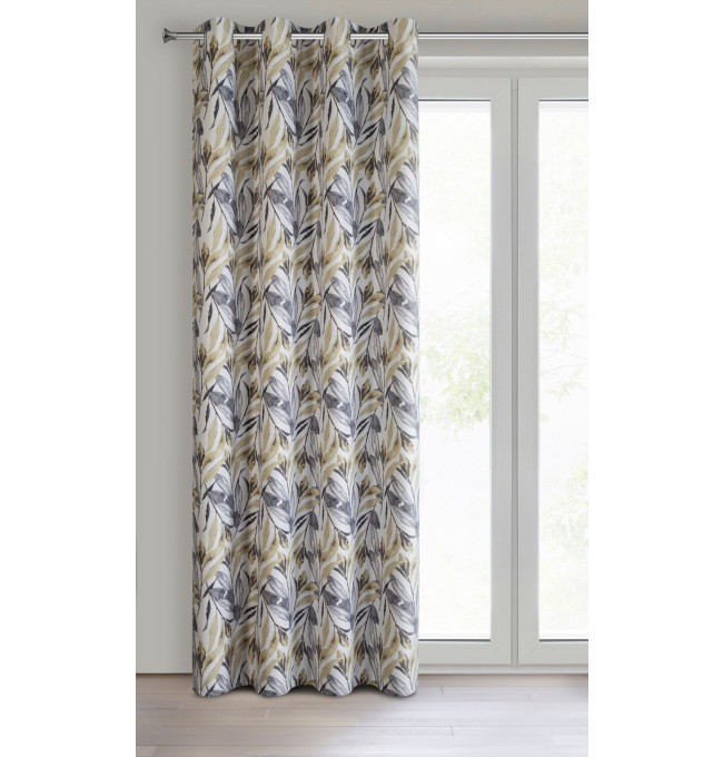 Hotový závěs LAVIN bílý - na průchodkách