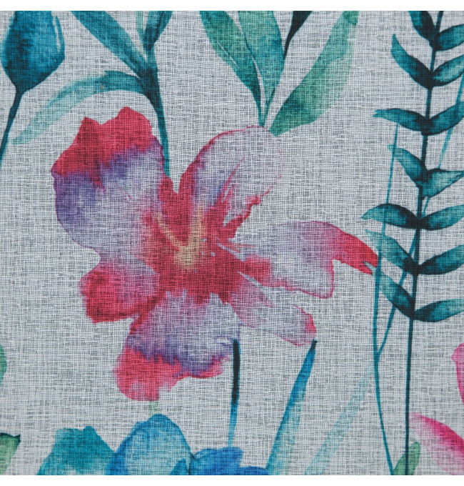 Hotový závěs LILIAN bílý - na průchodkách