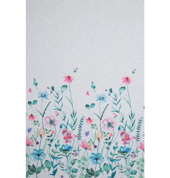 Hotový závěs LILIAN bílý - na průchodkách