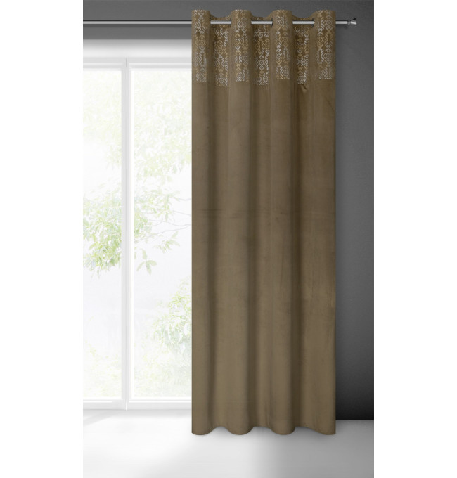 Hotový závěs LIZA béžový - na průchodkách