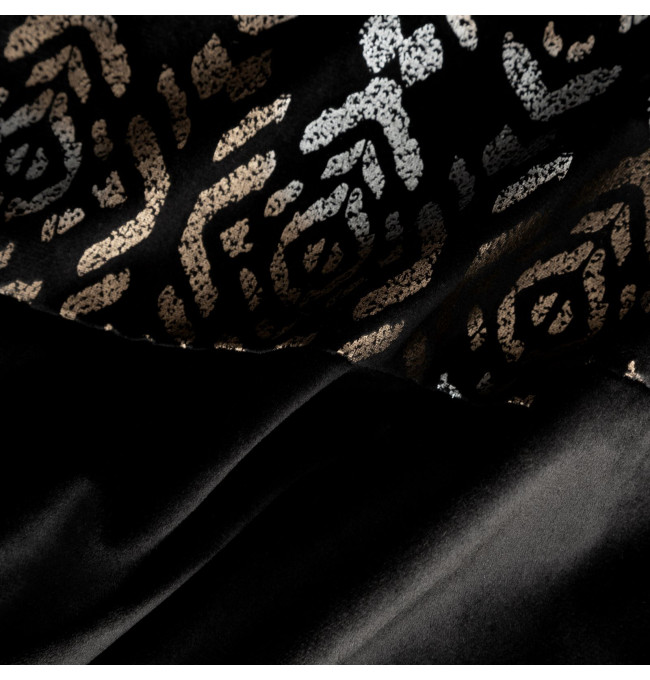 Hotový závěs LIZA černý - na průchodkách