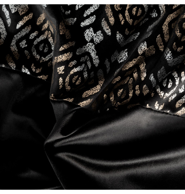 Hotový závěs LIZA černý - na průchodkách