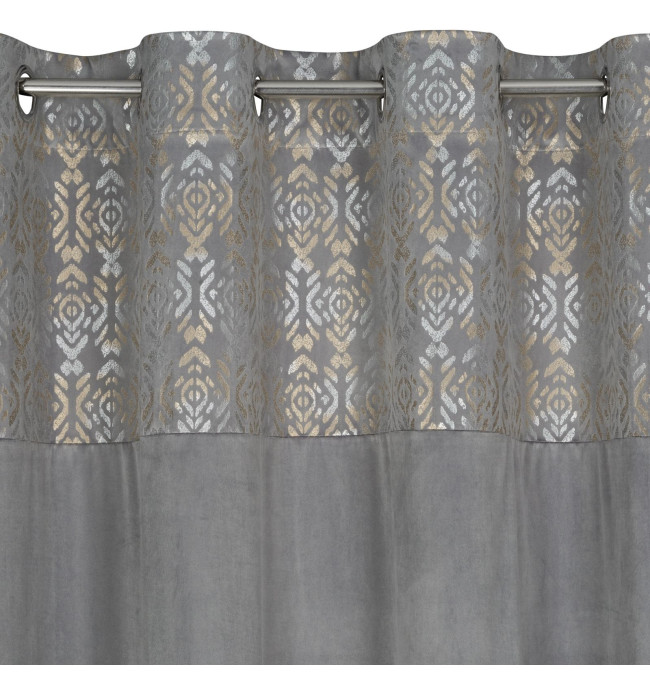 Hotový závěs LIZA ocelový - na průchodkách