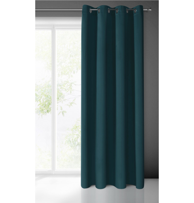 Hotový závěs LOGAN petrolejový - na průchodkách