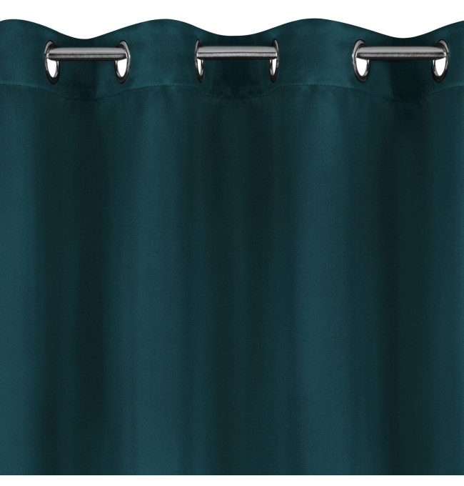 Hotový závěs LOGAN petrolejový - na průchodkách