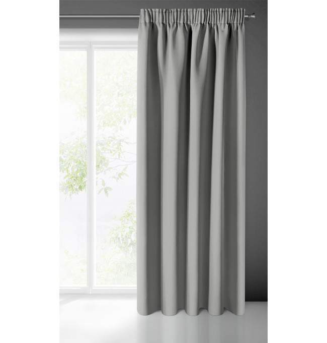 Hotový závěs LOGAN šedý - na pásce