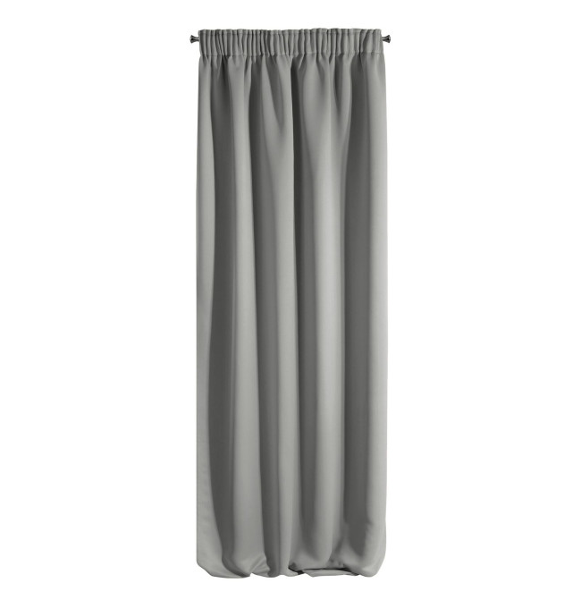 Hotový závěs LOGAN šedý - na pásce