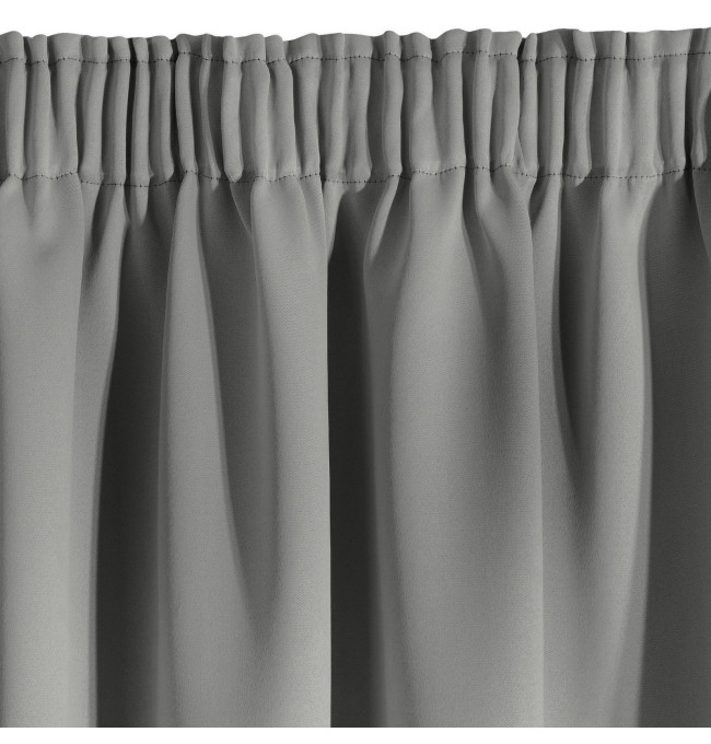 Hotový závěs LOGAN šedý - na pásce