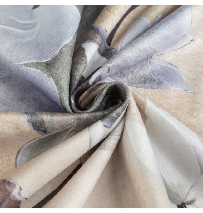 Hotový závěs LOTOS béžový - na pásce