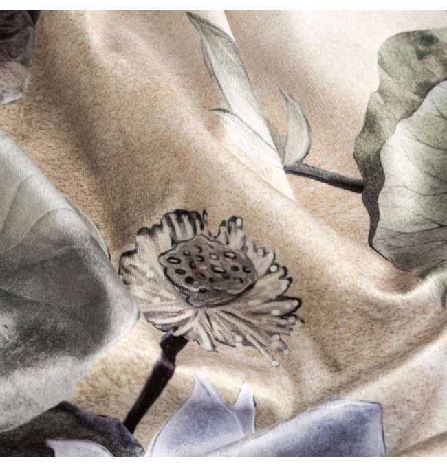 Hotový závěs LOTOS béžový - na pásce