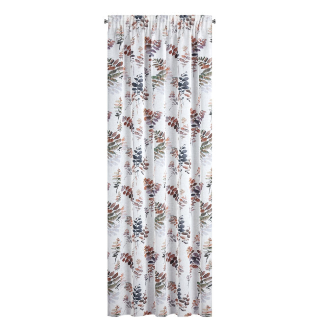 Hotový závěs MARINA ocelový - na pásce