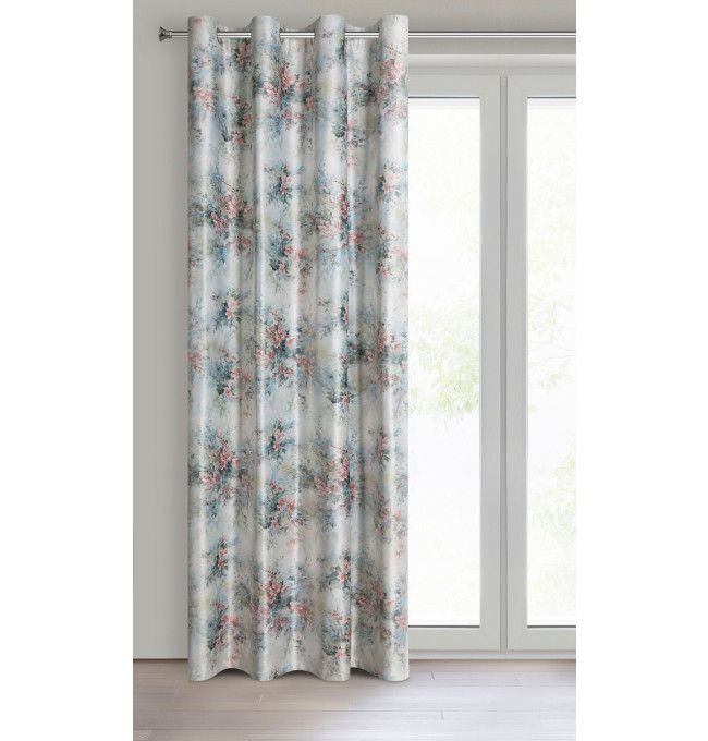 Hotový závěs MARISA zelený - na průchodkách