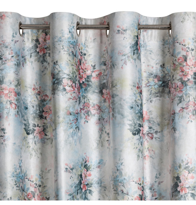 Hotový závěs MARISA zelený - na průchodkách