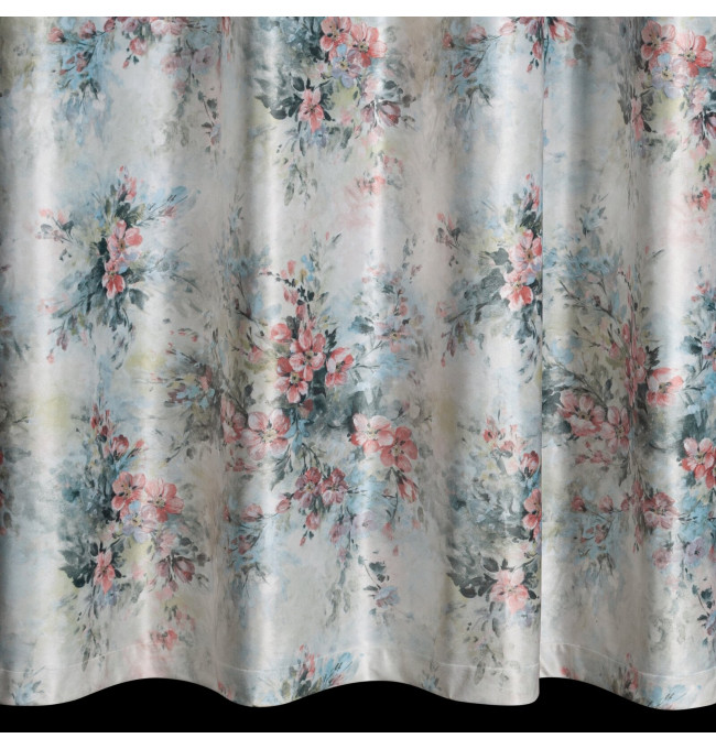 Hotový závěs MARISA zelený - na průchodkách