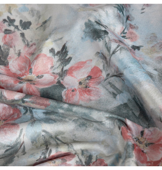 Hotový závěs MARISA zelený - na průchodkách