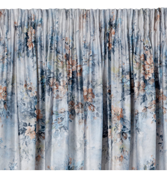 Hotový závěs MARISA šedý - na pásce