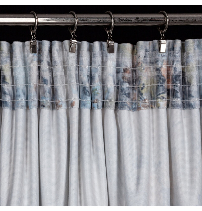 Hotový závěs MARISA šedý - na pásce