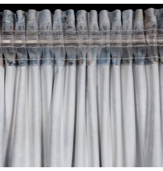 Hotový závěs MARISA šedý - na pásce