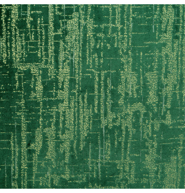 Hotový závěs MARSALA tmavě zelený / zlatý - na průchodkách