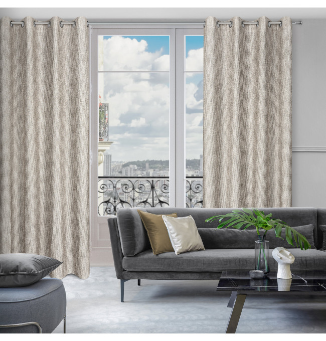 Hotový závěs MEGAN béžový - na průchodkách