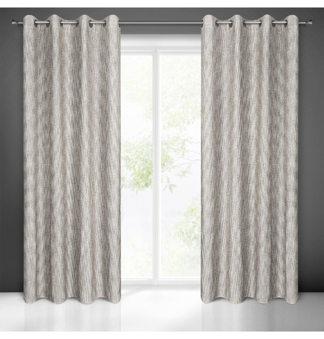 Hotový závěs MEGAN béžový - na průchodkách