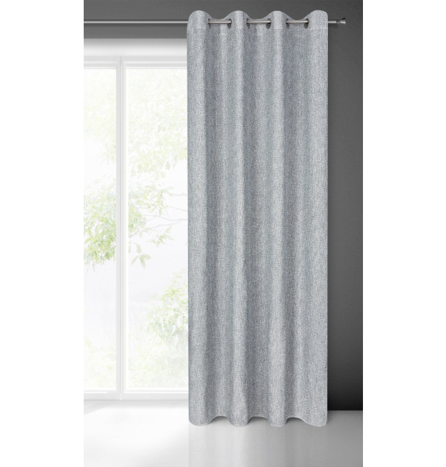 Hotový závěs MEGAN šedý - na průchodkách