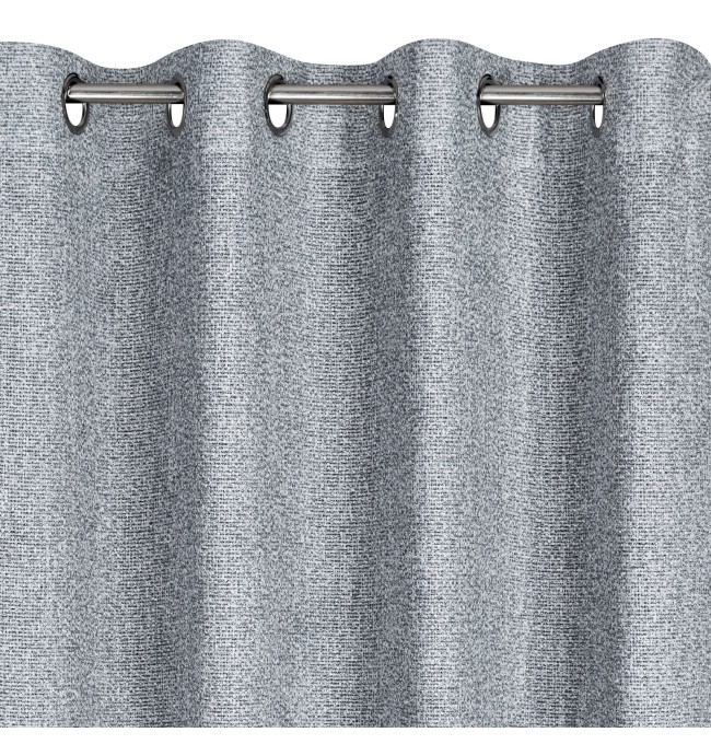 Hotový závěs MEGAN šedý - na průchodkách