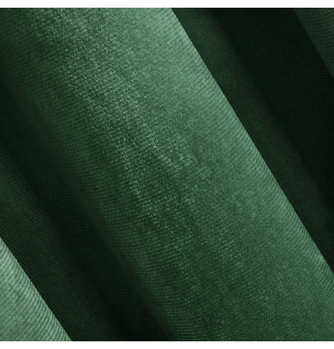 Hotový závěs MELÁNÍ tmavě zelený - na pásce