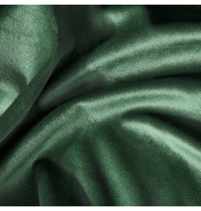 Hotový závěs MELÁNÍ tmavě zelený - na pásce