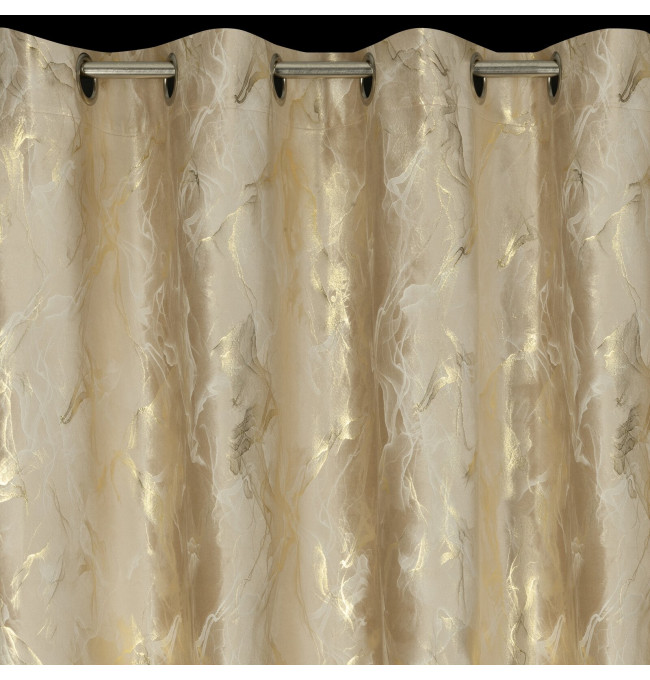 Hotový závěs MELODY béžový - na průchodkách