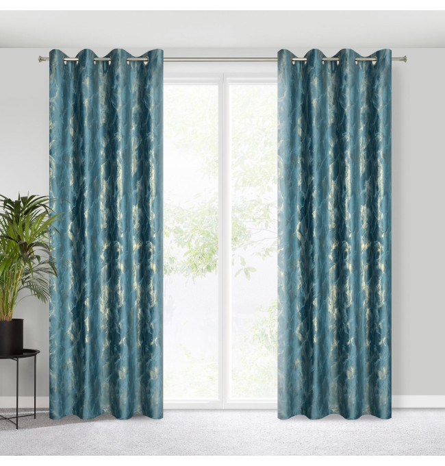 Hotový závěs MELODY granátový - na průchodkách