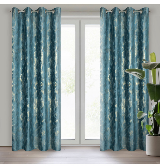 Hotový závěs MELODY granátový - na průchodkách