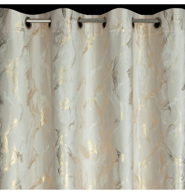 Hotový závěs MELODY krémový - na průchodkách