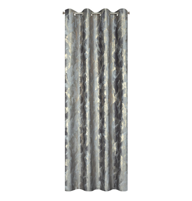 Hotový závěs MELODY ocelový - na průchodkách