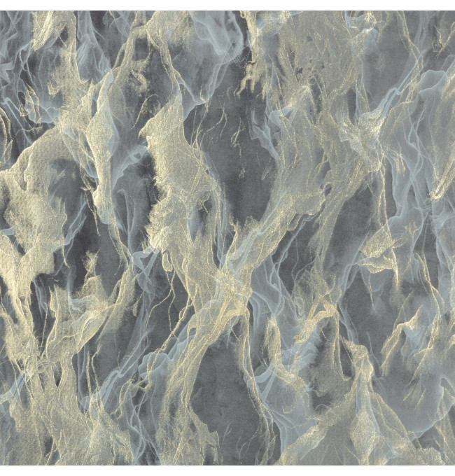 Hotový závěs MELODY ocelový - na průchodkách